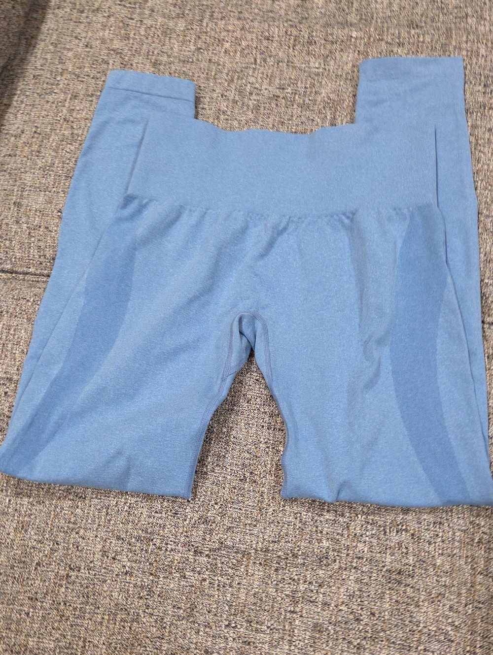 NVGTN Seamless High-Waist Leggings in Light Blue